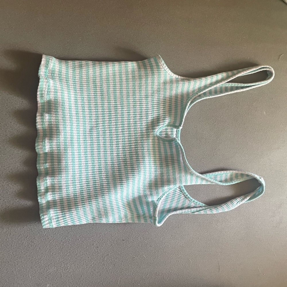 Cropped stripped tank size m